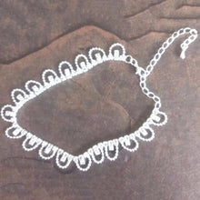 Women Double Arc Wave Chian Rhinestone Anklet Bracelet Anklet Wedding Jewelry J4U66