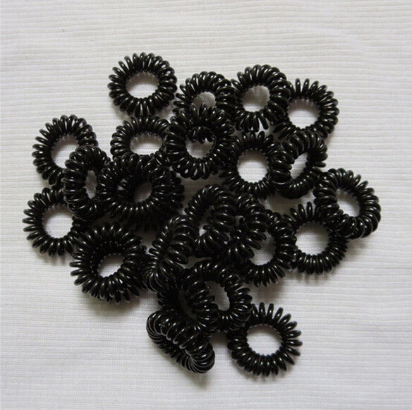Women Hair Ring Telephone Cord Elastic Ponytail Holders Hair Rings Scrunchies For Girl Rubber Band Tie J4U66