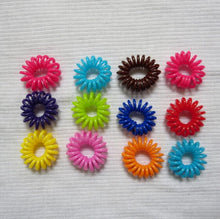 Women Hair Ring Telephone Cord Elastic Ponytail Holders Hair Rings Scrunchies For Girl Rubber Band Tie J4U66