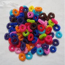 Women Hair Ring Telephone Cord Elastic Ponytail Holders Hair Rings Scrunchies For Girl Rubber Band Tie J4U66