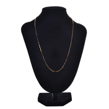 Women Necklaces Tile Chains Gold Plated Fine Jewelry 43CM  J4U66