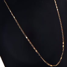 Women Necklaces Tile Chains Gold Plated Fine Jewelry 43CM  J4U66