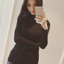 Women weater Women Cashmere Pullovers Long Sleeve half turtleneck sweater Cashmere Sweater Slim Knitwear Jumper J4U66
