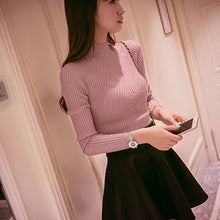 Women weater Women Cashmere Pullovers Long Sleeve half turtleneck sweater Cashmere Sweater Slim Knitwear Jumper J4U66