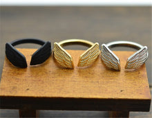 Womens Ladies Stylish Angel Wing Shape Cuff Opening Ring J4U66