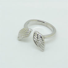 Womens Ladies Stylish Angel Wing Shape Cuff Opening Ring J4U66