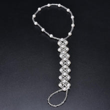 Women Anklets Beach Wedding Pearl Barefoot Sandals Stretch Anklet Chain Footless Bridal Foot Jewelry J4U66
