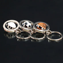 3 Styles 3D Sports Rotating Basketball Football Golf Keychain Keyring Key Fob Ball Key Ring Style Gifts  J4U66