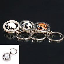 3 Styles 3D Sports Rotating Basketball Football Golf Keychain Keyring Key Fob Ball Key Ring Style Gifts  J4U66
