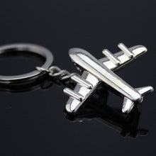 s Key Chain Civil Aviation Air Plane Metal Alloy Keychain Keyfob Keyring Gift For Men Women  J4U66