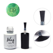 Nail Gel Polish Gel Long-lasting Soak-off Gel Nail LED UV 6ml Nail Gel 13 Colors (color)  J4U66