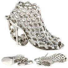 s Rhinestone alloy key rings women charms keychains High heel shoes keychains Gifts For women  J4U66
