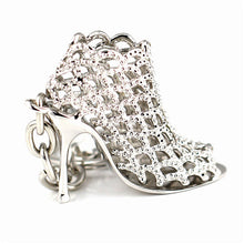 s Rhinestone alloy key rings women charms keychains High heel shoes keychains Gifts For women  J4U66