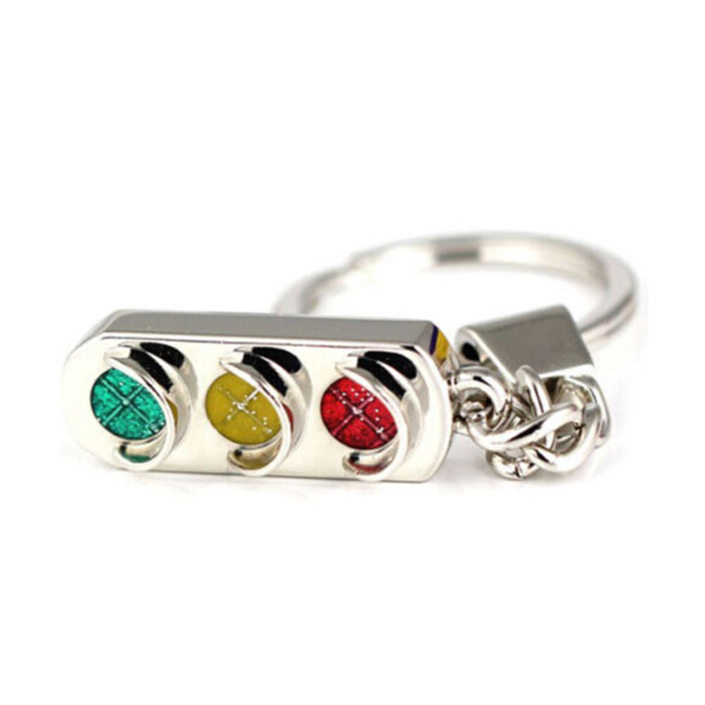 s Traffic Light key rings red and green lights keychain car key chain Gifts For maleWomen's  J4U66