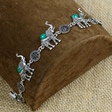 Bohemian Style Women Beautiful Elephant Jewelry Set Include Necklace Earrings Bracelet J4U66