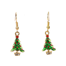 Rhinestone Artificial Tree Gold Plated Earrings Necklace For Women Jewelry Jewelry Sets J4U66