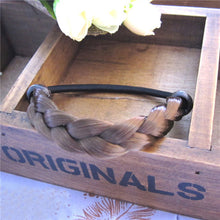 2pcs Lady Women Braid/Straight Wig Elastic Headband Hair Band Rope Scrunchie Hairband Ponytail  J4U66