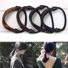 2pcs Lady Women Braid/Straight Wig Elastic Headband Hair Band Rope Scrunchie Hairband Ponytail  J4U66
