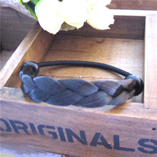 2pcs Lady Women Braid/Straight Wig Elastic Headband Hair Band Rope Scrunchie Hairband Ponytail  J4U66