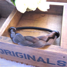 2pcs Lady Women Braid/Straight Wig Elastic Headband Hair Band Rope Scrunchie Hairband Ponytail  J4U66