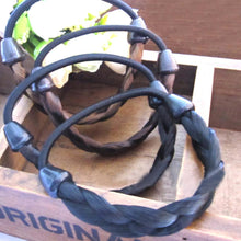 2pcs Lady Women Braid/Straight Wig Elastic Headband Hair Band Rope Scrunchie Hairband Ponytail  J4U66