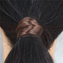 2pcs Lady Women Braid/Straight Wig Elastic Headband Hair Band Rope Scrunchie Hairband Ponytail  J4U66