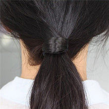 2pcs Lady Women Braid/Straight Wig Elastic Headband Hair Band Rope Scrunchie Hairband Ponytail  J4U66