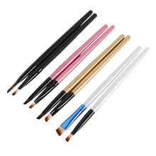 Elite Angled Eyebrow Makeup Brushes White Handle Eye Liner Brow Blush Beauty Tools Maquillaje J4U66