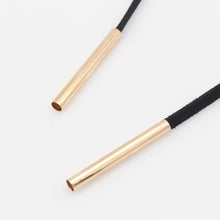 Gold Silver Circular Tube Long Black Punk Choker Collar Necklace Choker Necklace Velvet Choker Bohemia Rope Chain Jewelry J4U66