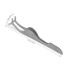 False Eyelashes curler Extension lash mascara Applicator Remover steel Tweezers Clip para Makeup Tool gift J4U66