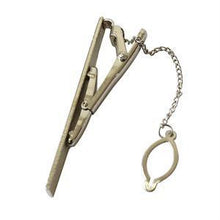 Simple Men Necktie Neck Tie Silver Tone Metal Clamp Tie Clip J4U66