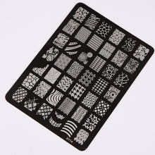 tamping Nail Art Templates Fashion Lace Flower DIY Stencil Stamp Plates Polish Image Painting Tools J4U66