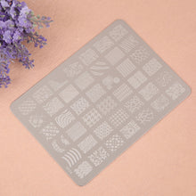 tamping Nail Art Templates Fashion Lace Flower DIY Stencil Stamp Plates Polish Image Painting Tools J4U66