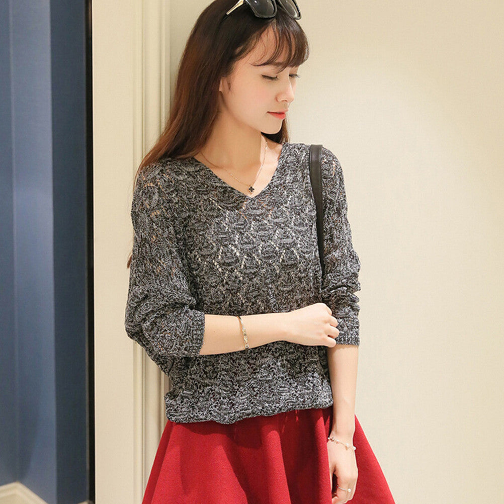 Women Sweater Jumper Pullover Batwing Long Sleeve Casual Loose Solid Blouse Shirt Top Plus Femininas Blusas J4U66