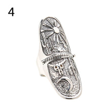 ring OR /9pcs rings Silver Punk Vintage Ring Womens Retro Geometry Finger Rings Boho Style J4U66
