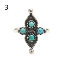 ring OR /9pcs rings Silver Punk Vintage Ring Womens Retro Geometry Finger Rings Boho Style J4U66