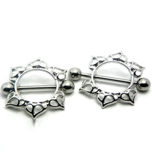 sexy stainless steel nipple rings piercing body jewelry belly chain Lady Agni breast milk buckle flame ring J4U66