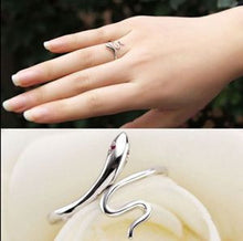 silver ring finger women lady Ring opening Adjustable GIFT charming fine jewelry J4U66