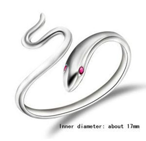 silver ring finger women lady Ring opening Adjustable GIFT charming fine jewelry J4U66