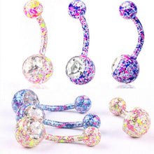 s Body Piercing Jewelry Crystal Rhinestone Dangle Button Belly Navel Ring J4U66