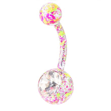 s Body Piercing Jewelry Crystal Rhinestone Dangle Button Belly Navel Ring J4U66