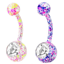 s Body Piercing Jewelry Crystal Rhinestone Dangle Button Belly Navel Ring J4U66