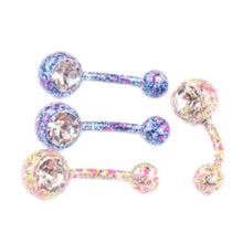 s Body Piercing Jewelry Crystal Rhinestone Dangle Button Belly Navel Ring J4U66