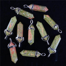 1piece 19 Choices New Crystal Fine Jewelry Healing Point Chakra Reiki Necklace Pendant Beads J4U66