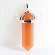 1piece 19 Choices New Crystal Fine Jewelry Healing Point Chakra Reiki Necklace Pendant Beads J4U66