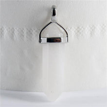 1piece 19 Choices New Crystal Fine Jewelry Healing Point Chakra Reiki Necklace Pendant Beads J4U66