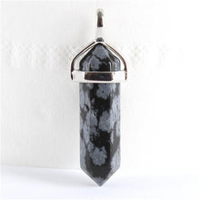 1piece 19 Choices New Crystal Fine Jewelry Healing Point Chakra Reiki Necklace Pendant Beads J4U66