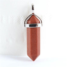 1piece 19 Choices New Crystal Fine Jewelry Healing Point Chakra Reiki Necklace Pendant Beads J4U66