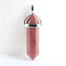 1piece 19 Choices New Crystal Fine Jewelry Healing Point Chakra Reiki Necklace Pendant Beads J4U66