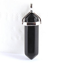 1piece 19 Choices New Crystal Fine Jewelry Healing Point Chakra Reiki Necklace Pendant Beads J4U66